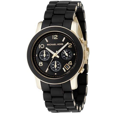 michael kors runway black tone watch|Michael Kors runway chronograph.